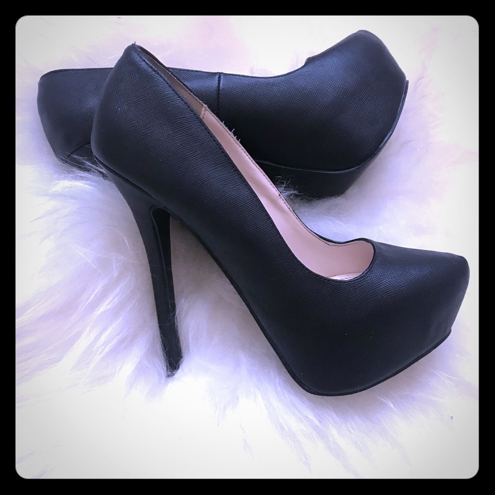 Black Platform Heels